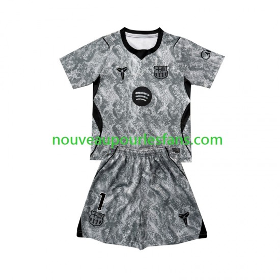 Maillot FC Barcelone Joan Garcia 1 Gardien Enfant Tenue Extérieur 2026-2027 Manche Courte