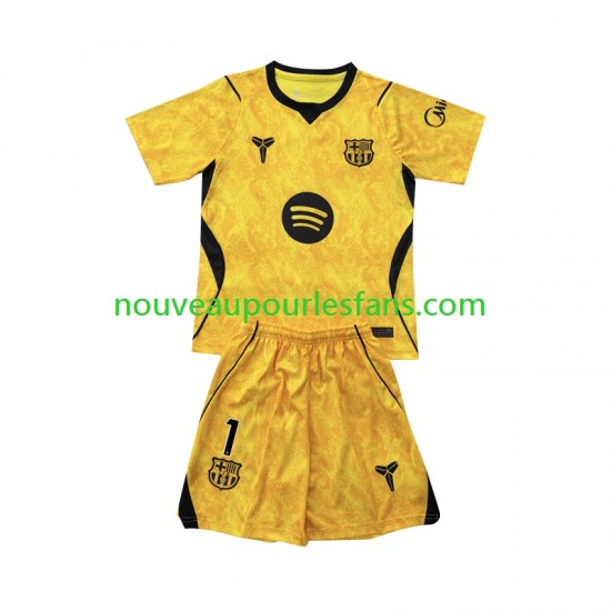 Maillot FC Barcelone Joan Garcia 1 Gardien Enfant Tenue 4ème 2026-2027 Manche Courte
