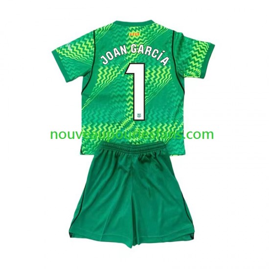 Maillot FC Barcelone Joan Garcia 1 Gardien Enfant Tenue Domicile 2026-2027 Manche Courte