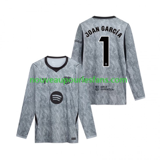Maillot FC Barcelone Joan Garcia 1 Gardien Homme Tenue Extérieur 2026-2027 Manche Longue