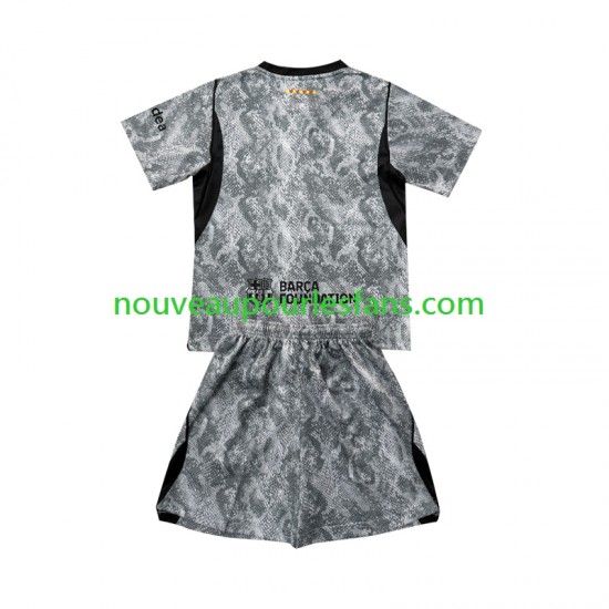 Maillot FC Barcelone Gardien Enfant Tenue Extérieur 2026-2027 Manche Courte