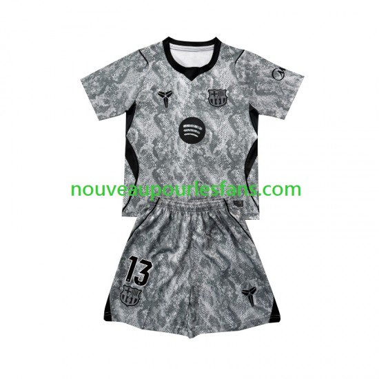 Maillot FC Barcelone Wojciech Szczesny 13 Gardien Enfant Tenue Extérieur 2026-2027 Manche Courte