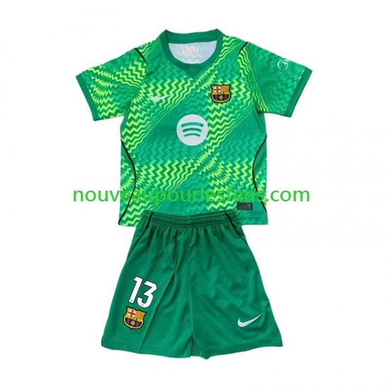 Maillot FC Barcelone Wojciech Szczesny 13 Gardien Enfant Tenue Domicile 2026-2027 Manche Courte