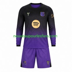 Maillot FC Barcelone Enfant Tenue Extérieur 2026-2027 Manche Longue