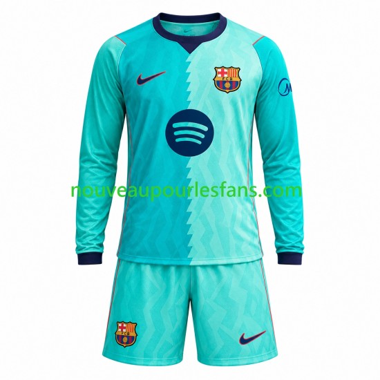 Maillot FC Barcelone Enfant Tenue 3ème 2026-2027 Manche Longue