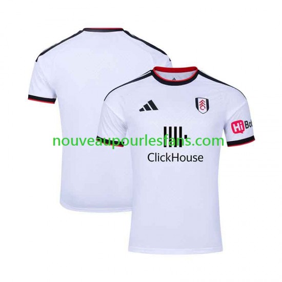 Maillot Fullham Homme Tenue Domicile 2026-2027 Manche Courte
