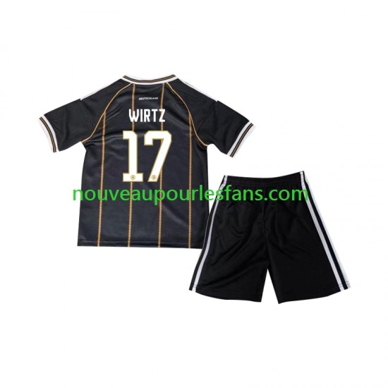 Maillot Allemagne Florian Wirtz 17 Enfant Tenue 3ème Coupe du Monde 2026 Manche Courte