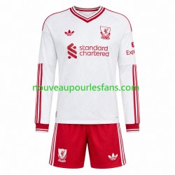 Maillot Liverpool Enfant Tenue Extérieur 2026-2027 Manche Longue