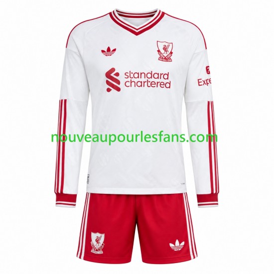Maillot Liverpool Enfant Tenue Extérieur 2026-2027 Manche Longue