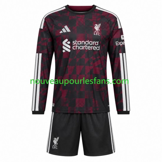 Maillot Liverpool Enfant Tenue 3ème 2026-2027 Manche Longue