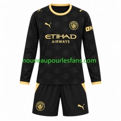 Maillot Manchester City Enfant Tenue Extérieur 2026-2027 Manche Longue