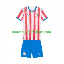 Maillot Paraguay Enfant Tenue Domicile 2026 Manche Courte