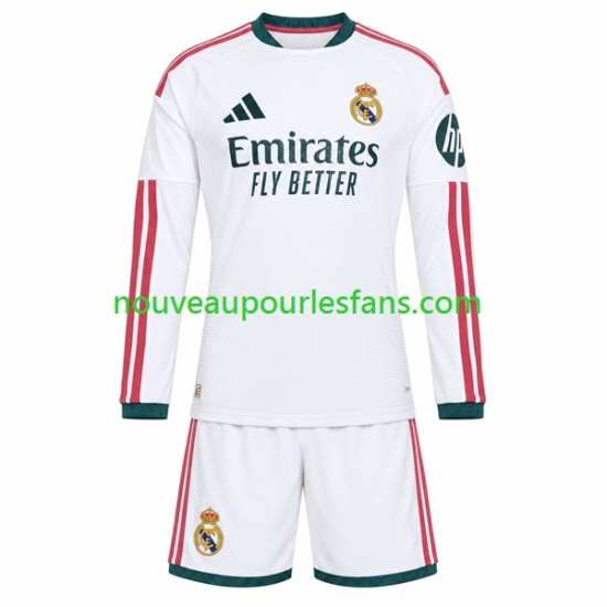 Maillot Real Madrid Enfant Tenue Domicile 2026-2027 Manche Longue