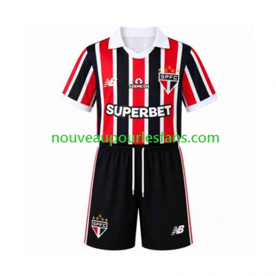 Maillot São Paulo Enfant Tenue Extérieur 2026-2027 Manche Courte