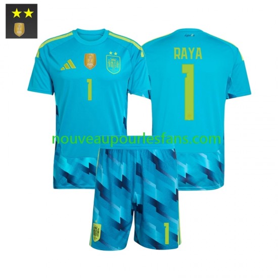 Maillot Espagne David Raya 1 Gardien Enfant Tenue Domicile 2026-2027 Manche Courte