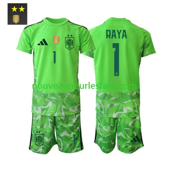 Maillot Espagne David Raya 1 Gardien Enfant Tenue 3ème 2026-2027 Manche Courte