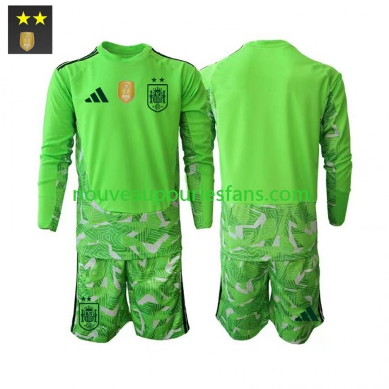 Maillot Espagne Gardien Enfant Tenue 3ème 2026-2027 Manche Longue