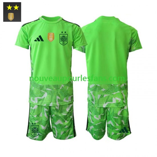 Maillot Espagne Gardien Enfant Tenue 3ème 2026-2027 Manche Courte