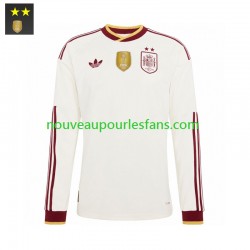 Maillot Espagne Homme Tenue Extérieur 2026-2027 Manche Longue