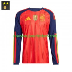 Maillot Espagne Homme Tenue Domicile 2026-2027 Manche Longue