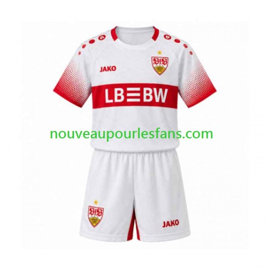 Maillot VfB Stuttgart Enfant Tenue Extérieur 2026-2027 Manche Courte