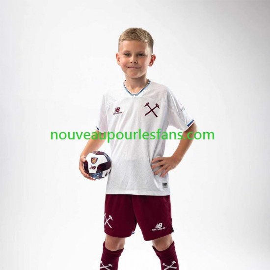 Maillot West Ham United Enfant Tenue Extérieur 2026-2027 Manche Courte