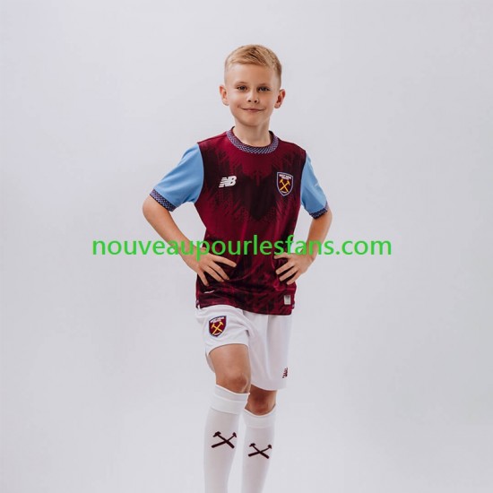 Maillot West Ham United Enfant Tenue Domicile 2026-2027 Manche Courte