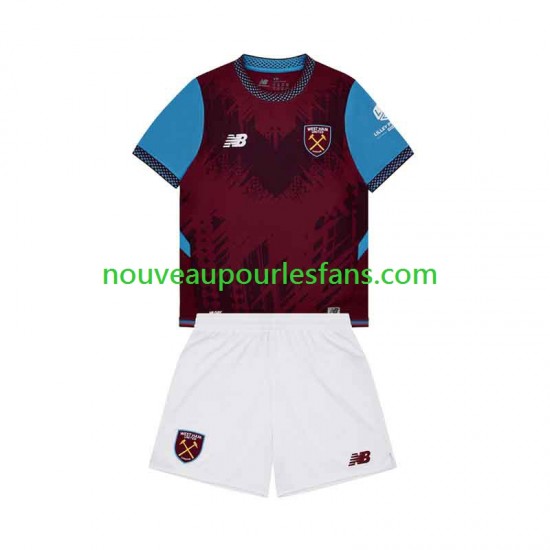 Maillot West Ham United Enfant Tenue Domicile 2026-2027 Manche Courte