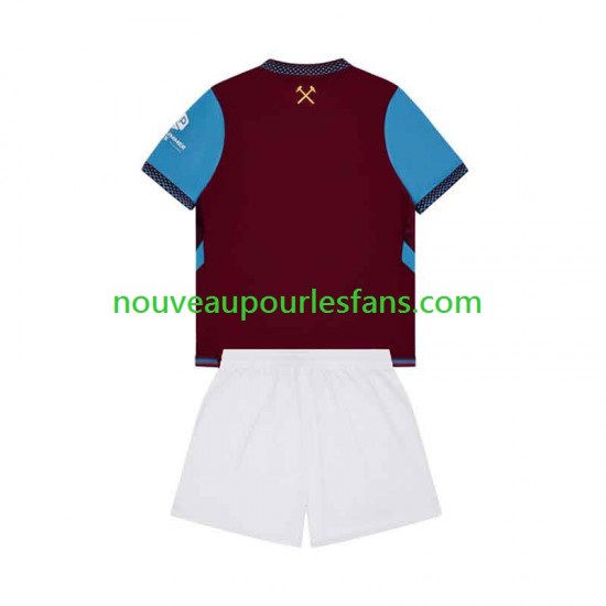 Maillot West Ham United Enfant Tenue Domicile 2026-2027 Manche Courte