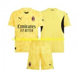 Maillot AC Milan Gardien Enfant Tenue Extérieur 2024-2025 Manche Courte