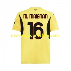 Maillot AC Milan Mike Maignan 16 Gardien Homme Tenue Extérieur 2024-2025 Manche Courte