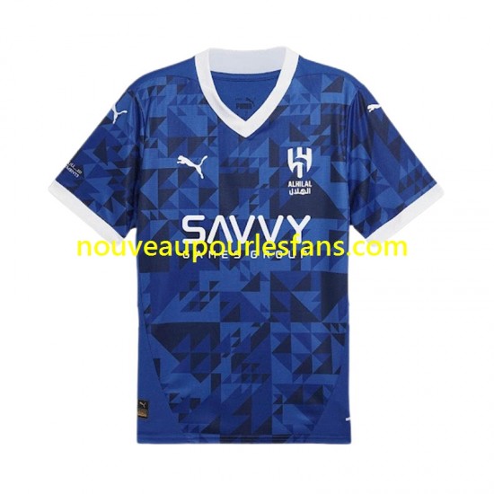Maillot Al Hilal Homme Tenue Domicile 2024-2025 Manche Courte