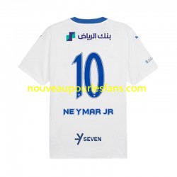 Maillot Al Hilal Neymar JR 10 Homme Tenue Extérieur 2024-2025 Manche Courte