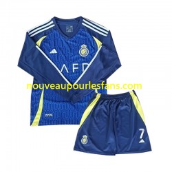 Maillot Al Nassr Cristiano Ronaldo 7 Enfant Tenue Extérieur 2024-2025 Manche Longue