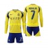 Maillot Al Nassr Cristiano Ronaldo 7 Enfant Tenue Domicile 2024-2025 Manche Longue