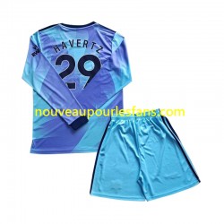 Maillot Arsenal Havertz 29 Enfant Tenue 3ème 2024-2025 Manche Longue