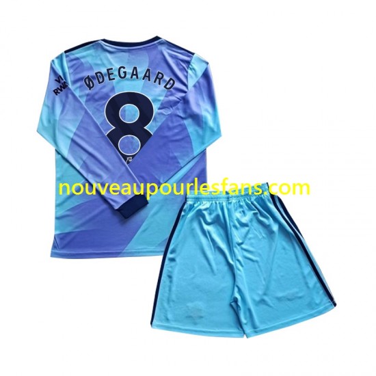Maillot Arsenal Odegaard 8 Enfant Tenue 3ème 2024-2025 Manche Longue