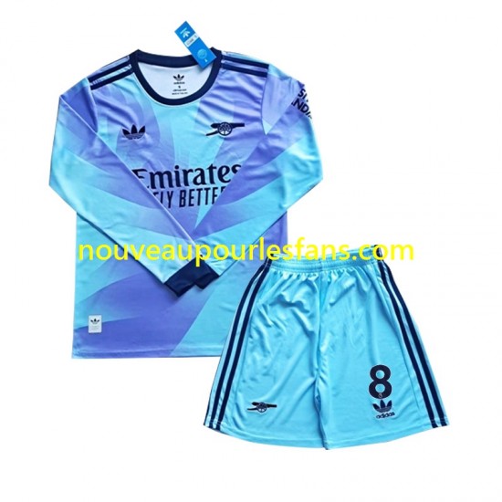 Maillot Arsenal Odegaard 8 Enfant Tenue 3ème 2024-2025 Manche Longue