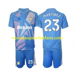 Maillot Aston Villa Emiliano Martinez 23 Gardien Enfant Tenue 3ème 2024-2025 Manche Courte