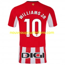 Maillot Athletic Bilbao Williams JR 10 Homme Tenue Domicile 2024-2025 Manche Courte