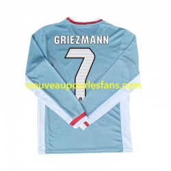 Maillot Atlético Madrid Antoine Griezmann 7 Homme Tenue Extérieur 2024-2025 Manche Longue