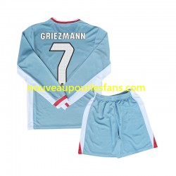 Maillot Atlético Madrid Antoine Griezmann 7 Enfant Tenue Extérieur 2024-2025 Manche Longue