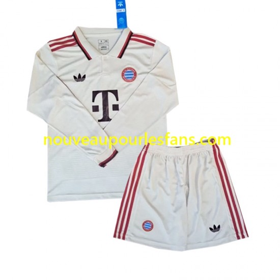 Maillot Bayern Munich Enfant Tenue 3ème 2024-2025 Manche Longue