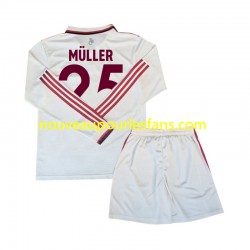 Maillot Bayern Munich Muller 25 Enfant Tenue 3ème 2024-2025 Manche Longue