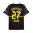 Maillot Borussia Dortmund Karim Adeyemi 27 Homme Tenue Extérieur 2024-2025 Manche Courte