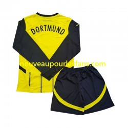 Maillot Borussia Dortmund Enfant Tenue Domicile 2024-2025 Manche Longue