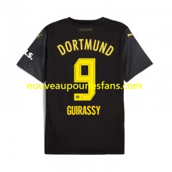 Maillot Borussia Dortmund Serhou Guirassy 9 Homme Tenue Extérieur 2024-2025 Manche Courte