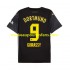Maillot Borussia Dortmund Serhou Guirassy 9 Homme Tenue Extérieur 2024-2025 Manche Courte