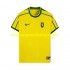 Maillot Brésil Rétro Homme Tenue Domicile 1998 Manche Courte