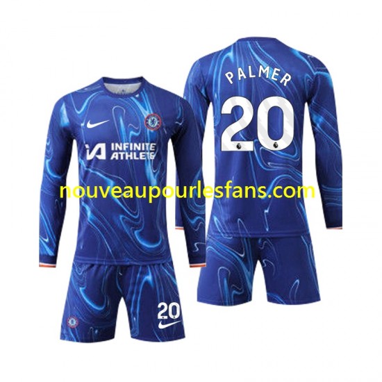 Maillot Chelsea Palmer 20 Enfant Tenue Domicile 2024-2025 Manche Longue